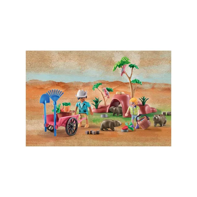 Playmobil - Adapost pentru wombat ARTPM71625