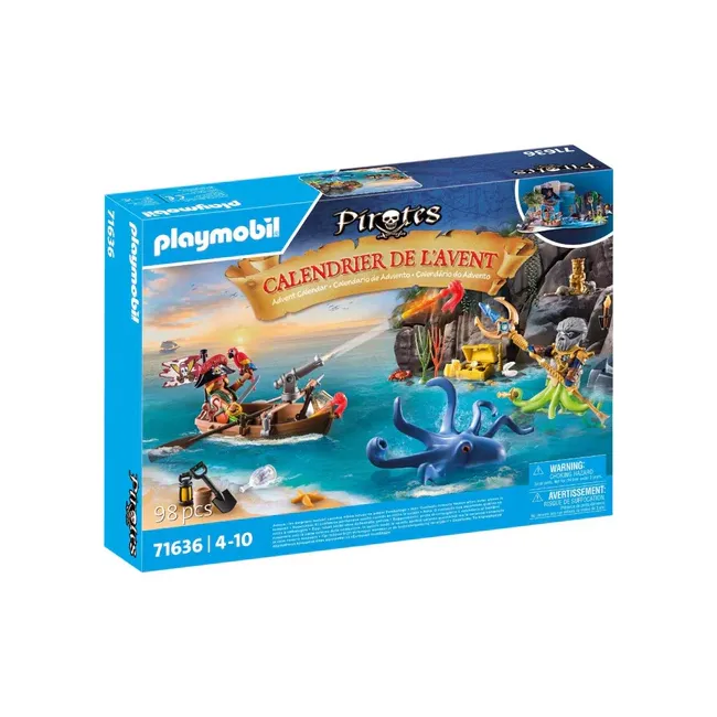Playmobil - Calendar Craciun pirati si caracatita ARTPM71636