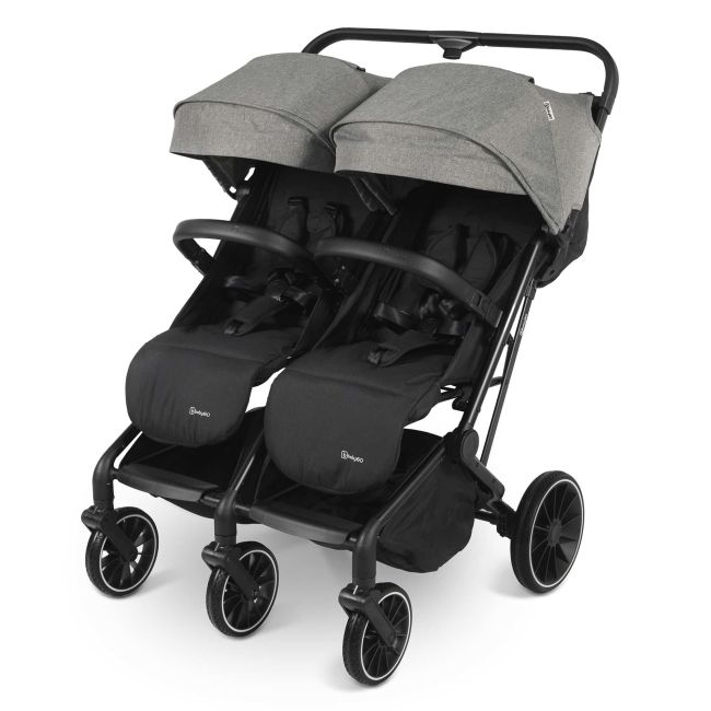 Babygo - carucior pliabil pentru gemeni gotwice, grey bbbbgo-7902