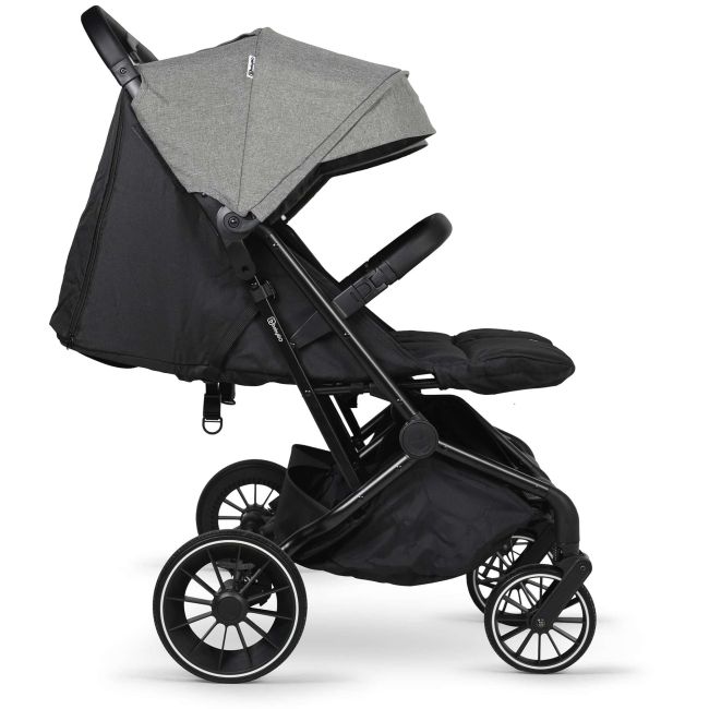 Babygo - carucior pliabil pentru gemeni gotwice, grey bbbbgo-7902