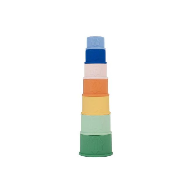 Badabulle - set 7 jucarii stivuibile pentru baie bbbb017026