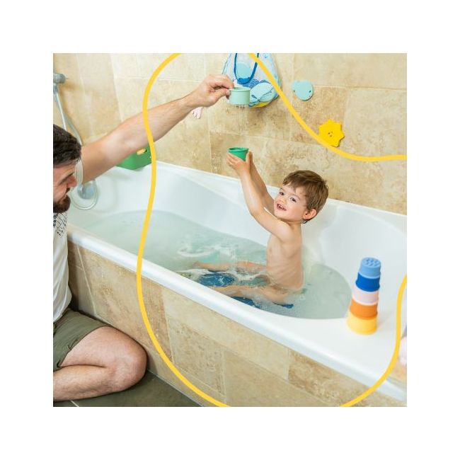 Badabulle - set 7 jucarii stivuibile pentru baie bbbb017026