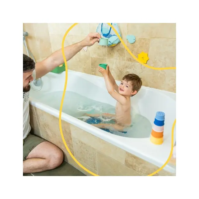 Badabulle - set 7 jucarii stivuibile pentru baie bbbb017026
