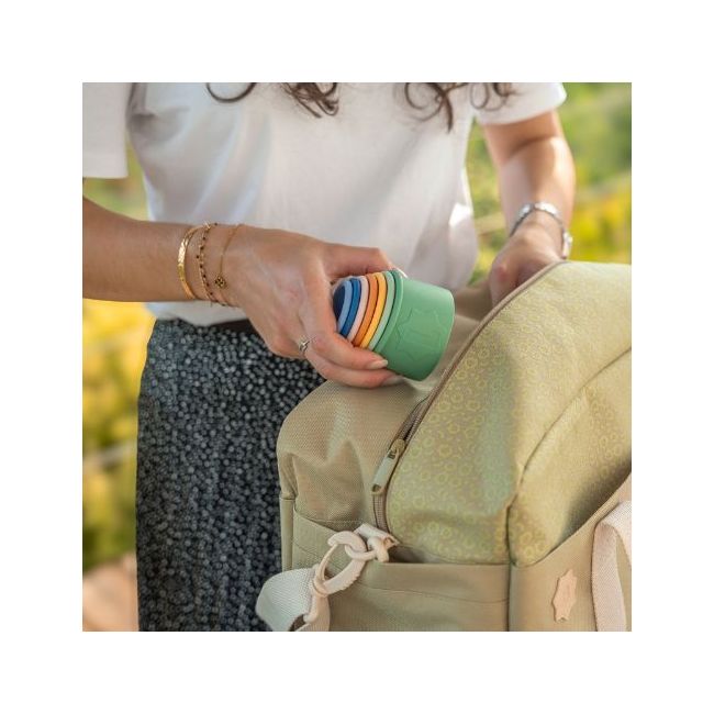 Badabulle - set 7 jucarii stivuibile pentru baie bbbb017026