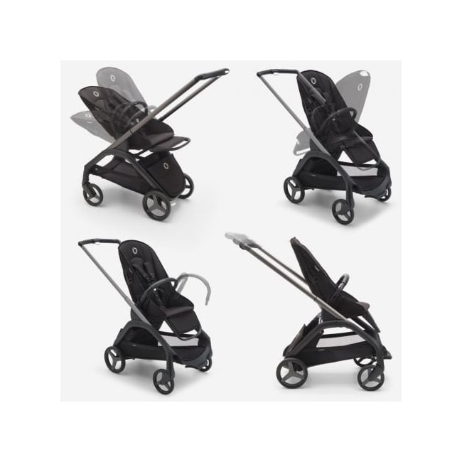 Carucior Bugaboo Dragonfly Black Dark Cherry ERFBG100176081