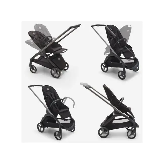 Carucior Bugaboo Dragonfly Black Dark Cherry ERFBG100176081