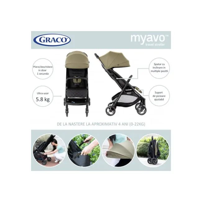 Carucior Graco Myavo Midnight ERFGS2107BBMDN000