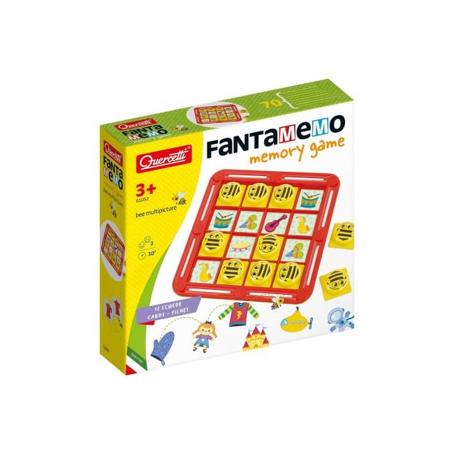 Joc de memorie Quercetti FantaMemo Bee Multipicture ERFQ01052