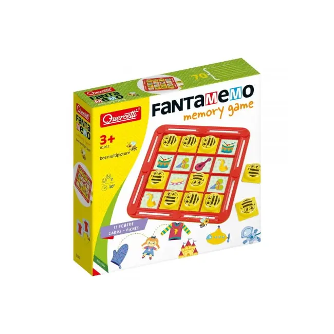 Joc de memorie Quercetti FantaMemo Bee Multipicture ERFQ01052