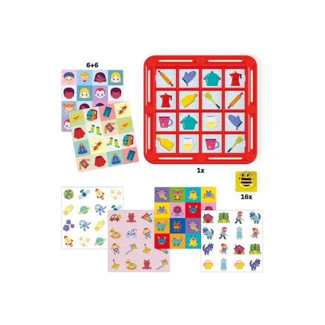 Joc de memorie Quercetti FantaMemo Bee Multipicture ERFQ01052
