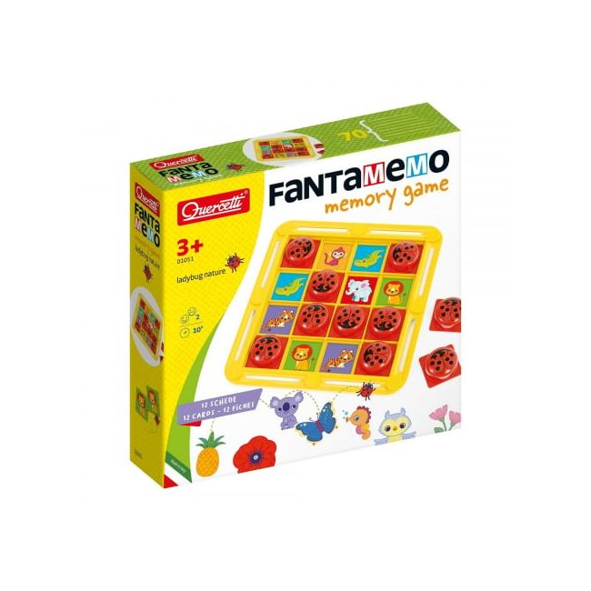 Joc de memorie Quercetti FantaMemo Ladybug Nature ERFQ01051