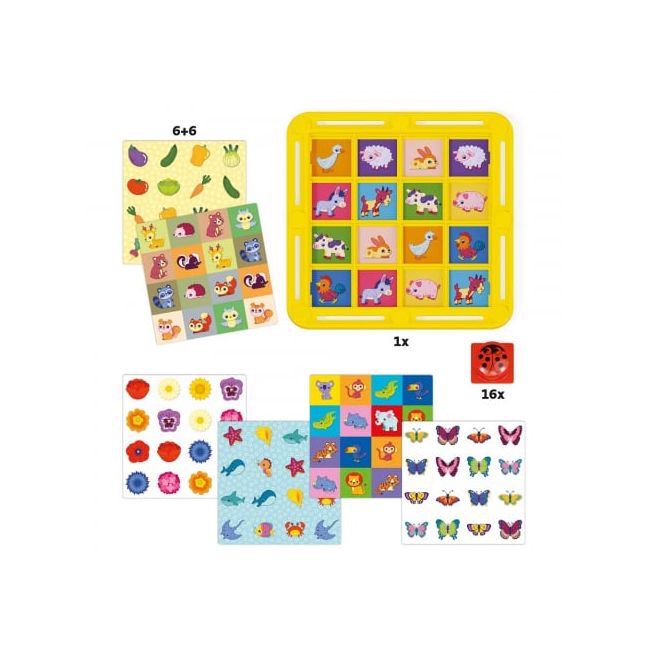 Joc de memorie Quercetti FantaMemo Ladybug Nature ERFQ01051