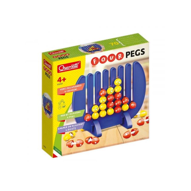 Joc de strategie Quercetti Four Pegs ERFQ01010