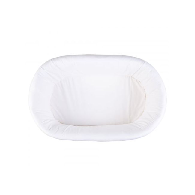 Patut balansoar Childhome din ratan cu saltea  si husa jerse 90x70x71 cm ERFCH-CRRATRBC