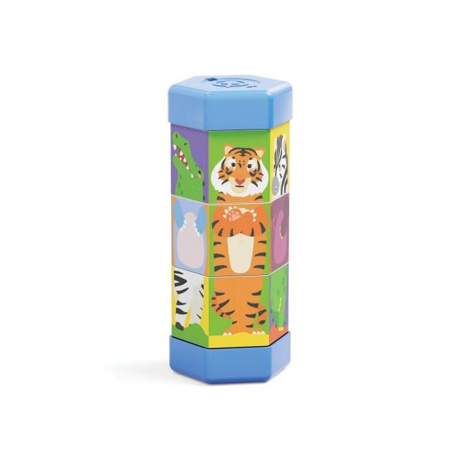 Puzzle Quercetti Tubo Mix  Match Animale ERFQ02582