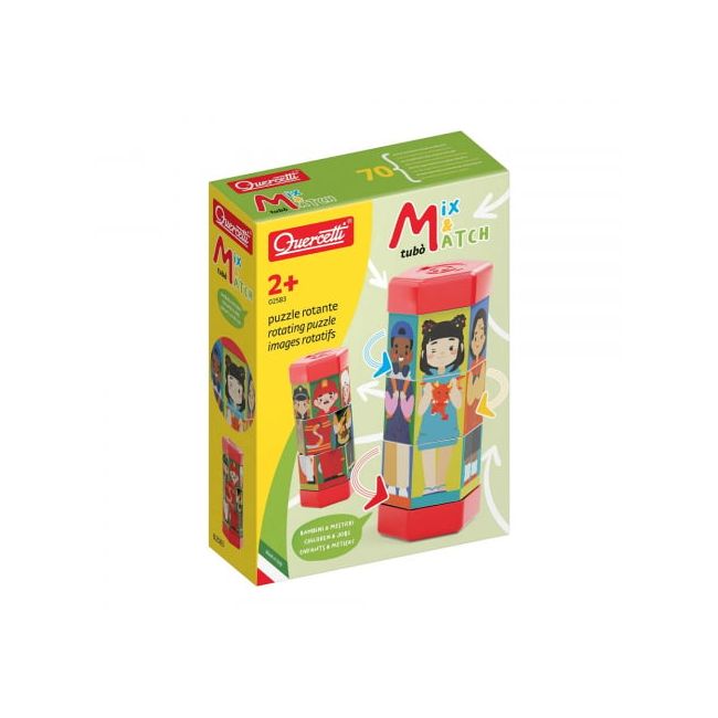 Puzzle Quercetti Tubo Mix  Match Meserii ERFQ02583
