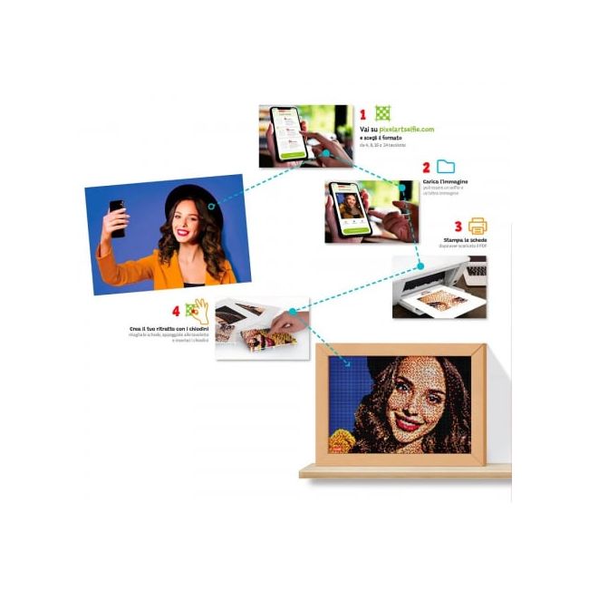 Quercetti Pixel Art 4 Take A Selfie ERFQ00775