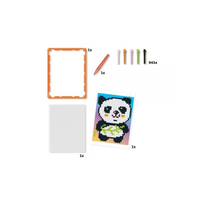 Quercetti Pixel Art Basic Panda ERFQ00768