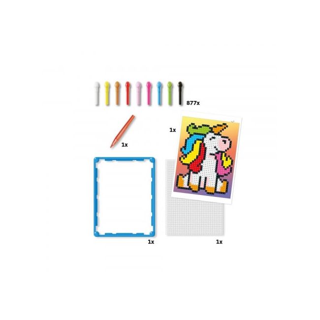 Quercetti Pixel Art Basic Unicorn ERFQ00767