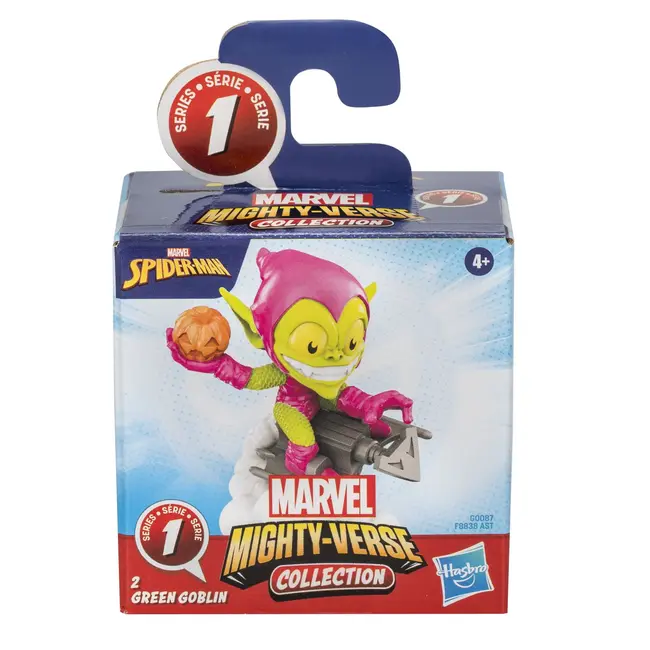 SPIDER MAN MIGHTY VERSE SERIA 1 FIGURINA GREEN GOBLIN 6CM VIVF8838_G0087