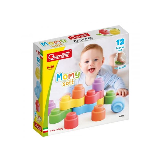 Set constructie Quercetti Momy Soft 12 piese ERFQ04141