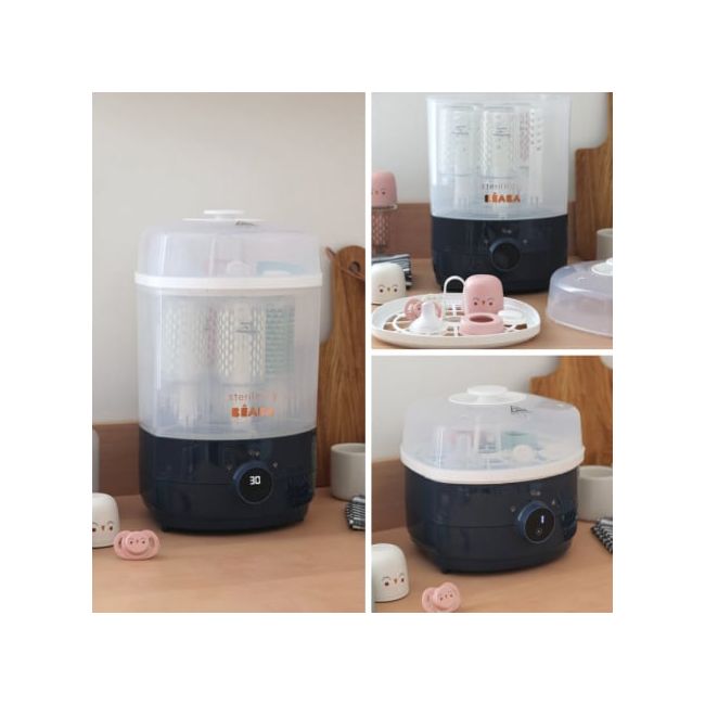 Sterilizator 2 in 1 cu uscare Beaba Steril N Dry Night Blue ERFB911733