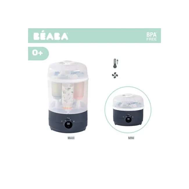 Sterilizator 2 in 1 cu uscare Beaba Steril N Dry Night Blue ERFB911733