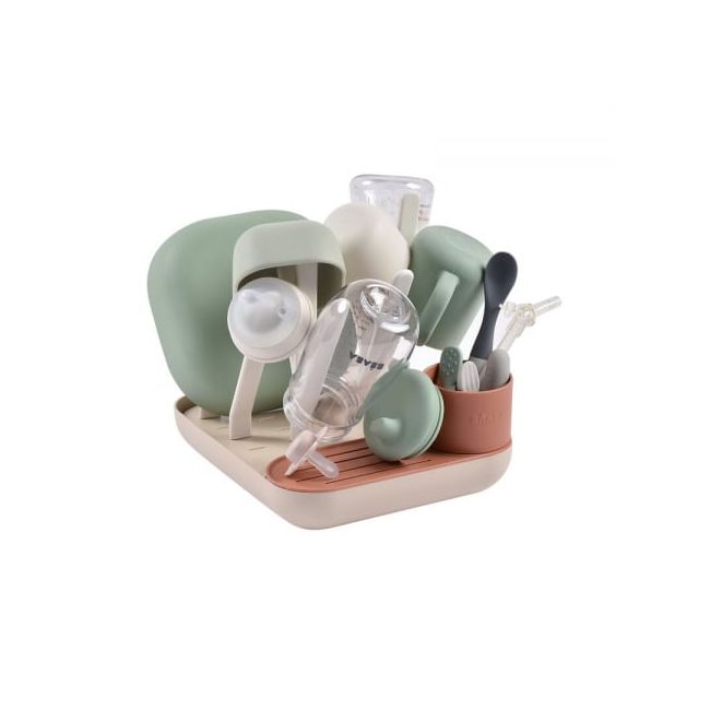 Uscator biberoane Beaba Forest Terracotta Clay ERFB911730
