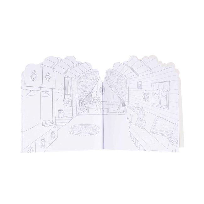 Carte de colorat cu stickere marea familie, moulin roty mr_632626