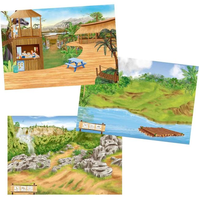 Album Dinozauri - Creeaza-ti propriul Zoo de Dinozauri cu Autocolante si Motive Cool Depesche PT12752 BBJPT12752_Initiala