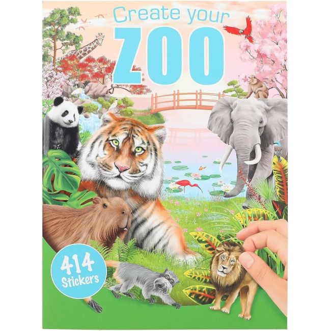 Album de Autocolante - Creeaza-ti propriul Zoo cu Motive Cool Depesche PT12753 BBJPT12753_Initiala