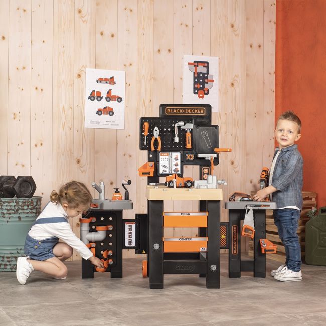 Atelier smoby black & decker mega center hubs7600360726