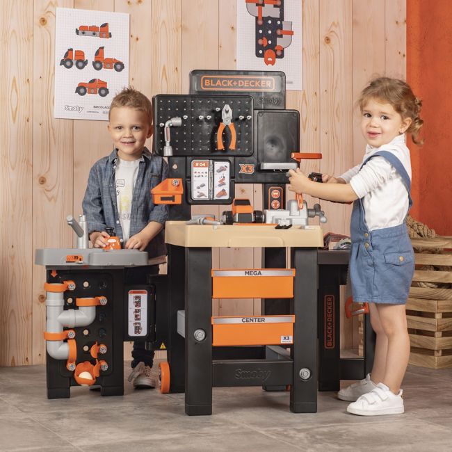 Atelier smoby black & decker mega center hubs7600360726
