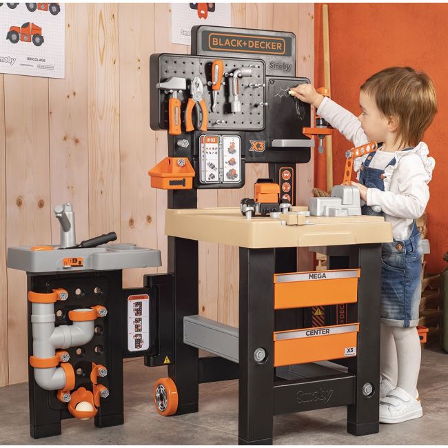 Atelier smoby black & decker mega center hubs7600360726