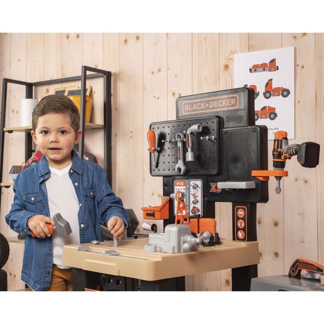 Atelier smoby black & decker mega center hubs7600360726