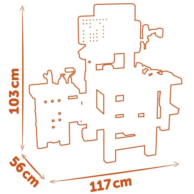 Atelier smoby black & decker mega center hubs7600360726