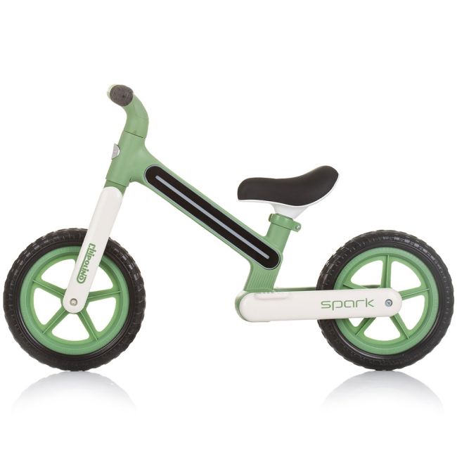 Bicicleta fara pedale chipolino spark green hubdiksk02402gr