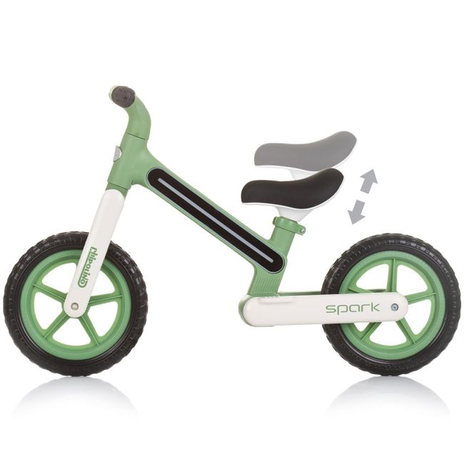 Bicicleta fara pedale chipolino spark green hubdiksk02402gr