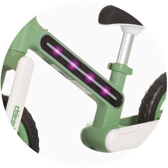 Bicicleta fara pedale chipolino spark green hubdiksk02402gr