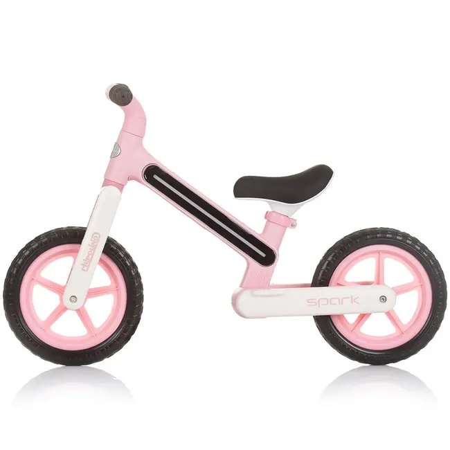 Bicicleta fara pedale chipolino spark pink hubdiksk02404pi