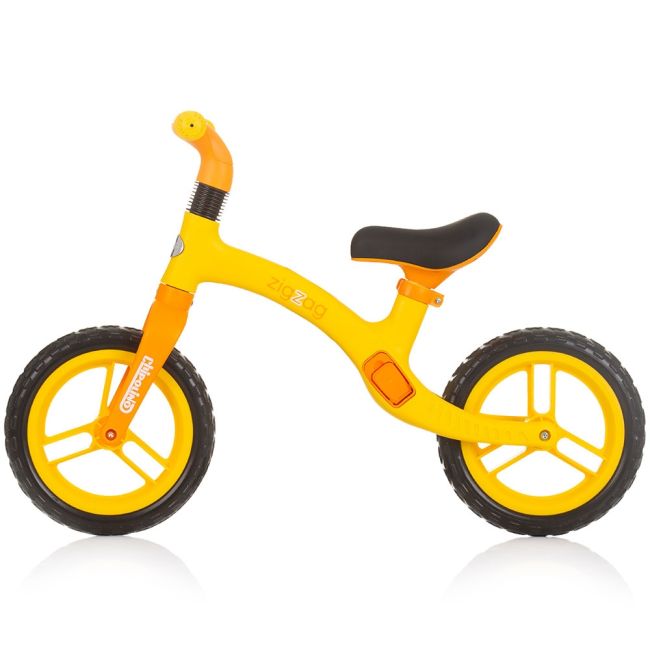 Bicicleta fara pedale chipolino zig zag orange yellow hubdikzz02404oy