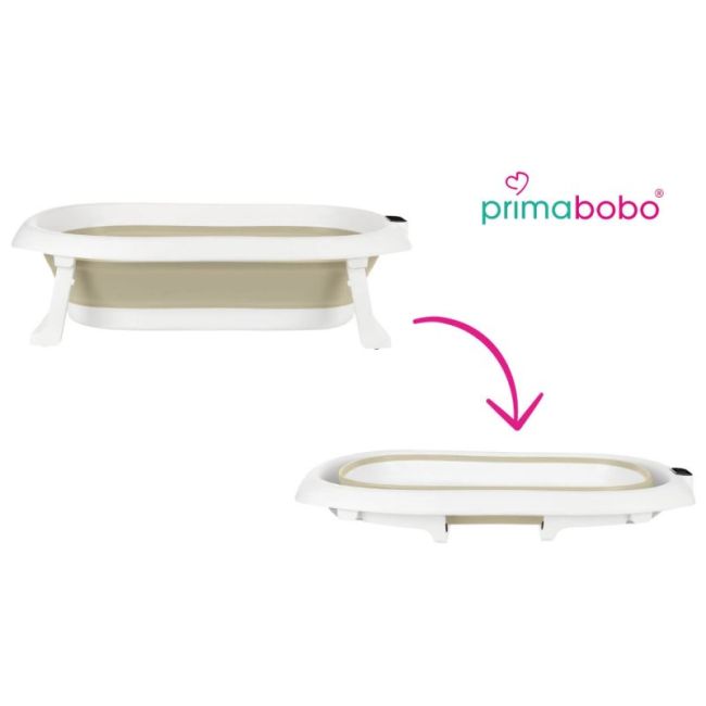 Cadita pliabila cu termometru si suport anatomic genua premium beige lvtk5904905022769