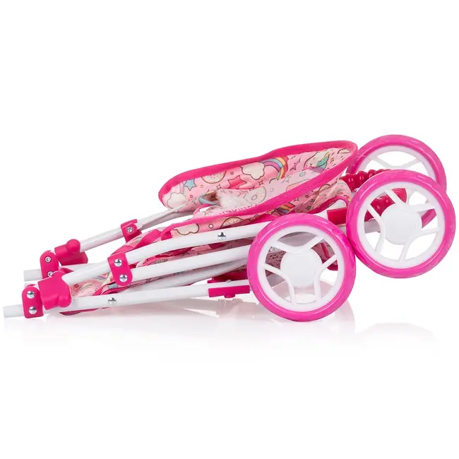 Carucior pentru papusi chipolino alice unicorn hubkzkal02404un