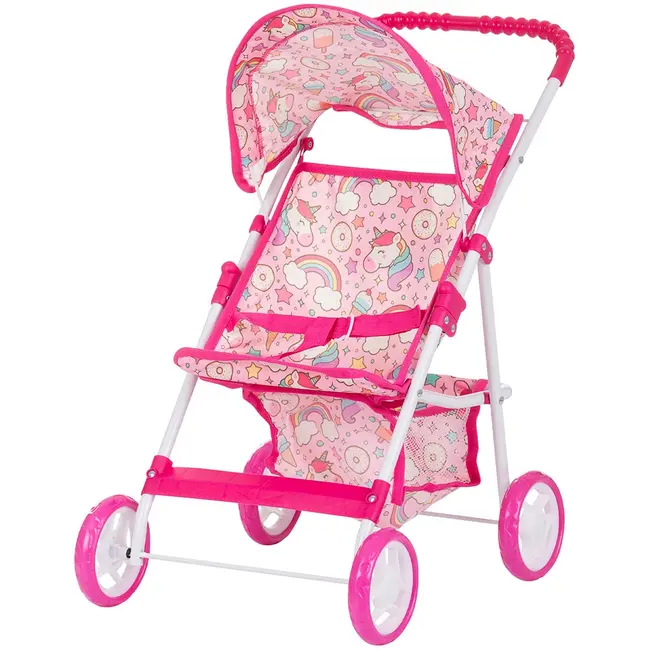 Carucior pentru papusi chipolino alice unicorn hubkzkal02404un