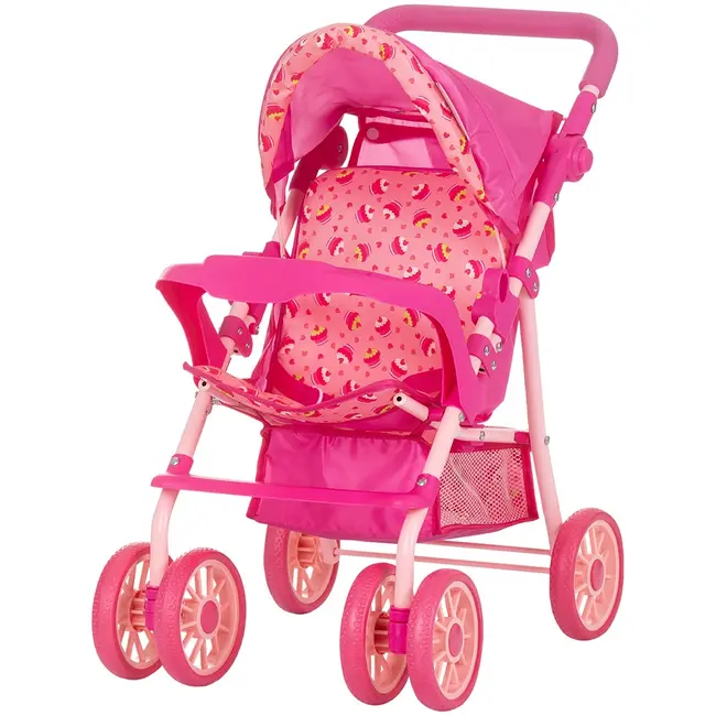 Carucior pentru papusi chipolino dolly cupcakes hubkzkdl02402cc