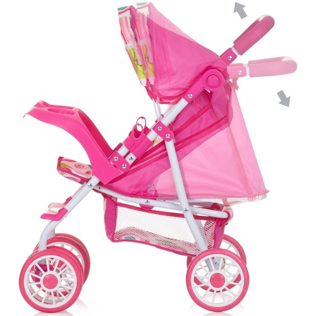 Carucior pentru papusi chipolino dolly multicolor hubkzkdl02401mc
