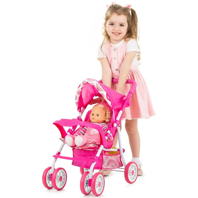 Carucior pentru papusi chipolino dolly multicolor hubkzkdl02401mc