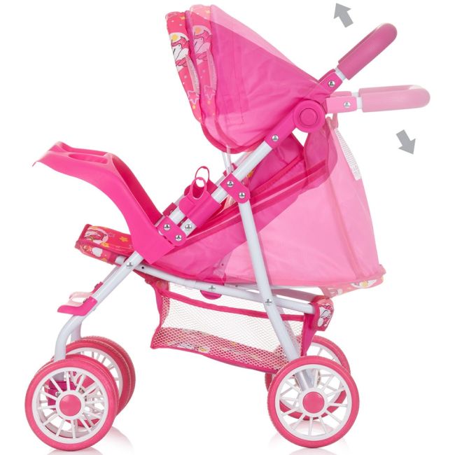 Carucior pentru papusi chipolino dolly unicorns hubkzkdl02403un