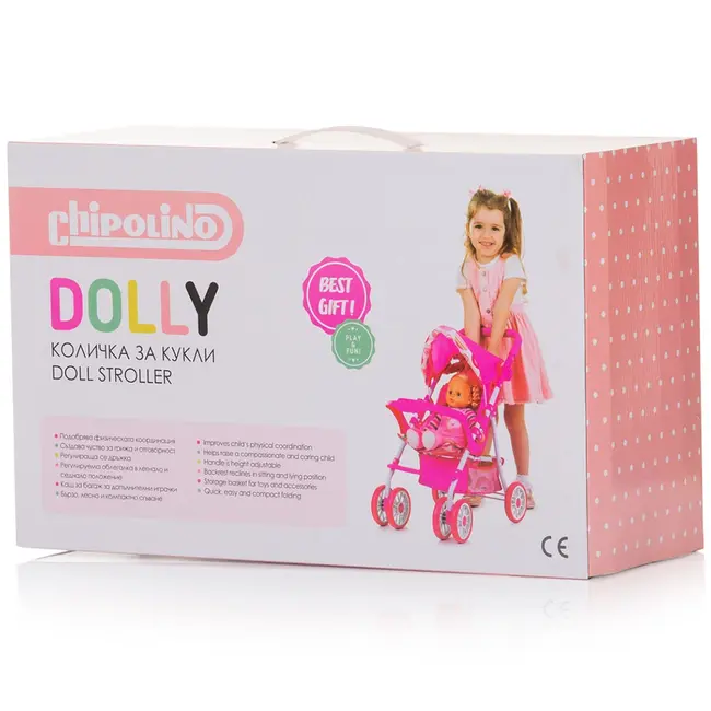 Carucior pentru papusi chipolino dolly unicorns hubkzkdl02403un