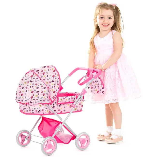 Carucior pentru papusi chipolino dora butterflies hubkzkdr02401bu